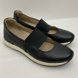 Vionic Black Leather Cadee Mary Jane Slip On Comfort Neutral Shoes Women’s 7.5